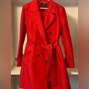BCBGMAXAZARIA red trench coat size M